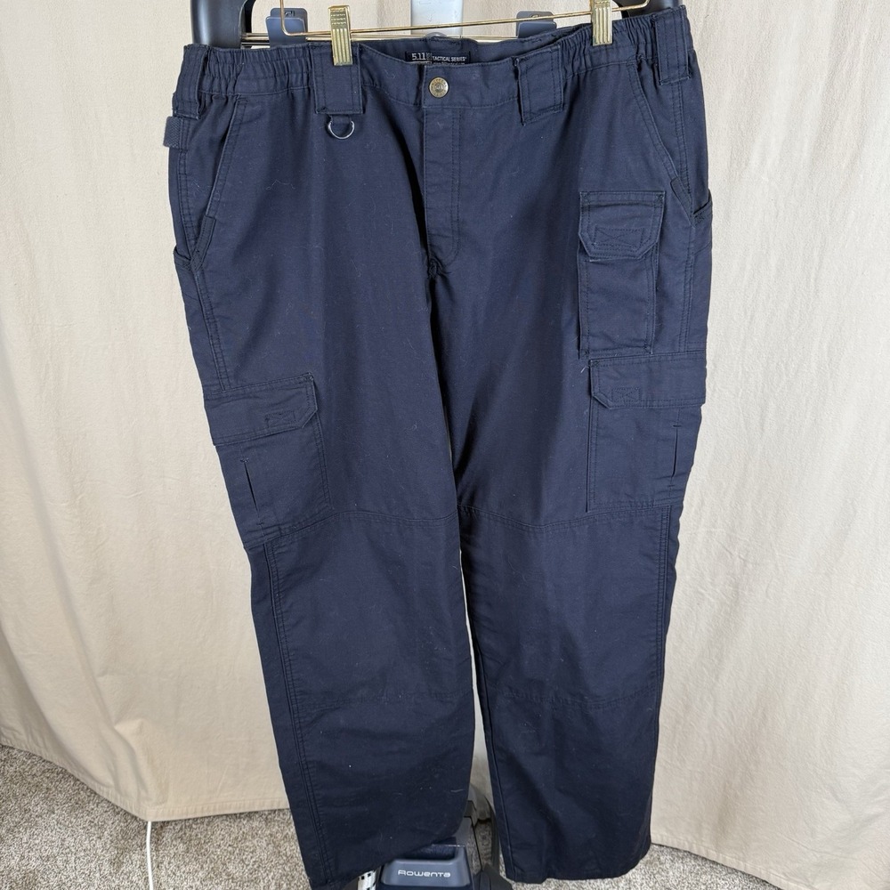 5.11 Women's 64358 18 Long Tactical Pant Navy EUC‎